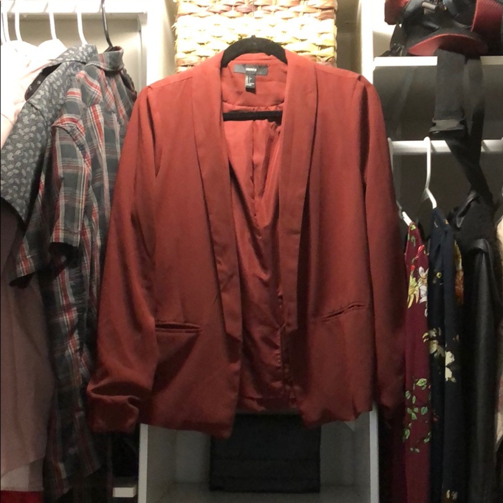 Forever 21 burnt orange blazer